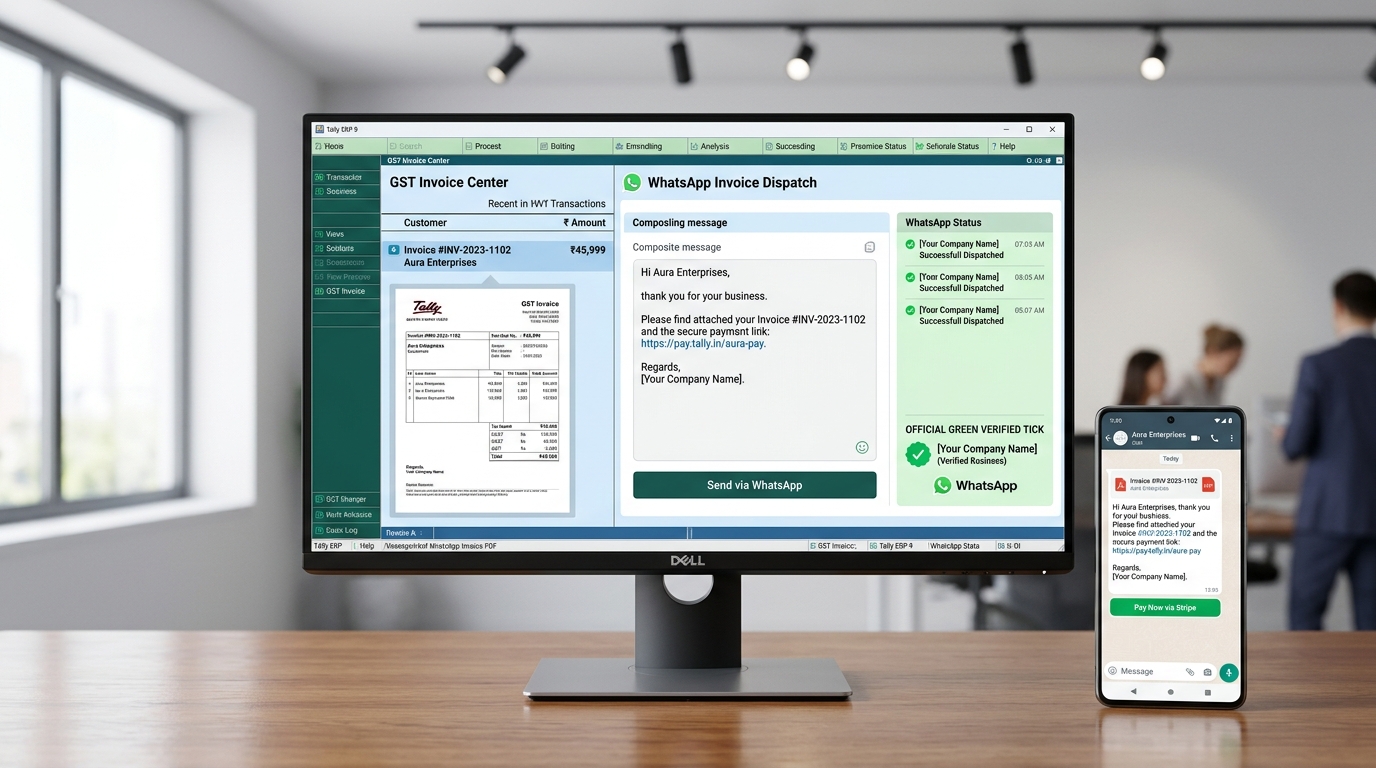 WhatsApp Business API for Tally Preview